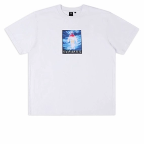 Former Elevation T-Shirt - White MultiPly Fabric Double Stitched Hem