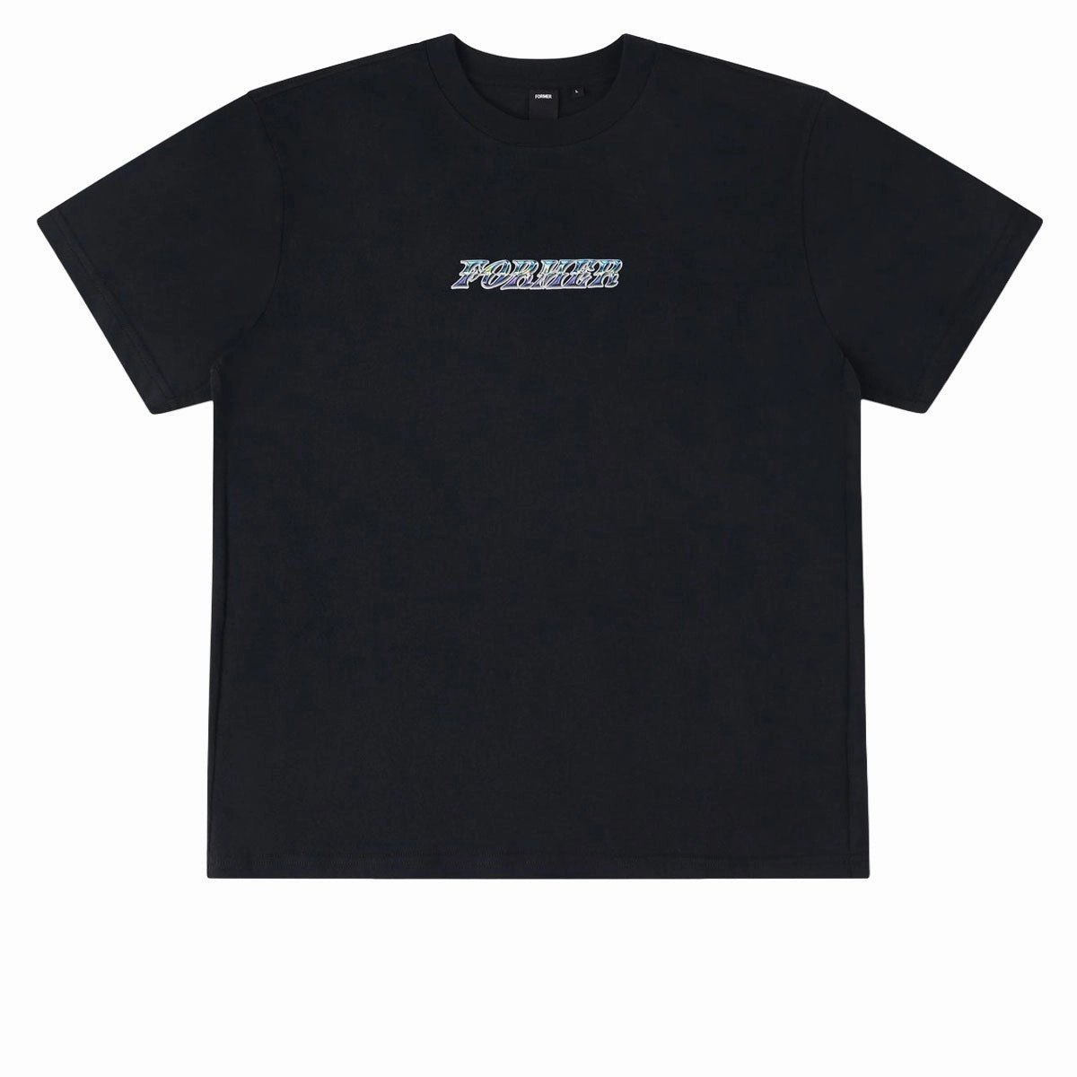 Eco-friendly Everyday Trend Former Foil T-Shirt - Black