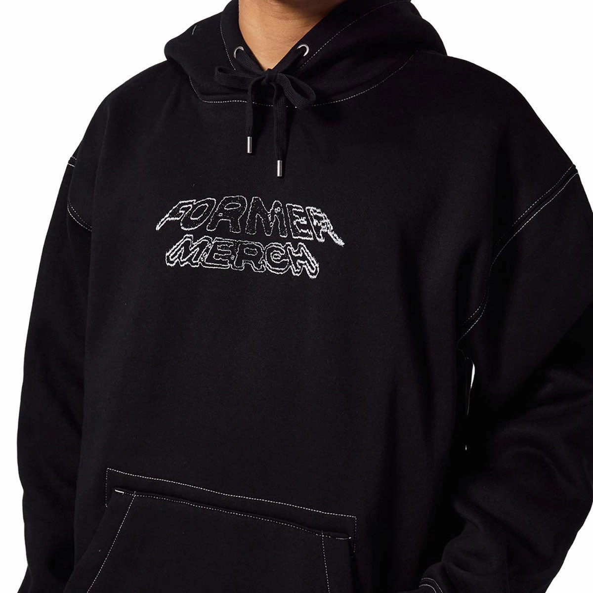 Sporty Style Trendy Piece Former Marquee Hoodie - Black
