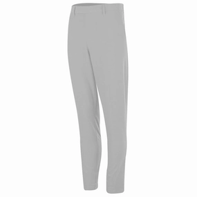 Island Green Tour Tapered Stretch Trousers - Light Grey Flexible Cut wrinkle free