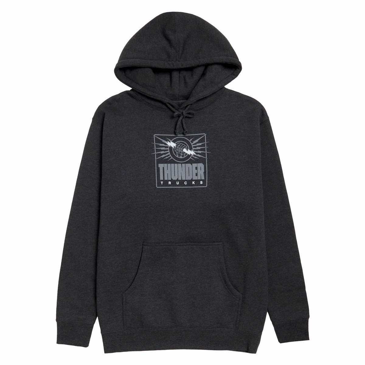 Thunder Live Wire Hoodie - Charcoal Heather/Black/Grey Print Parade wear Snowboarding wear