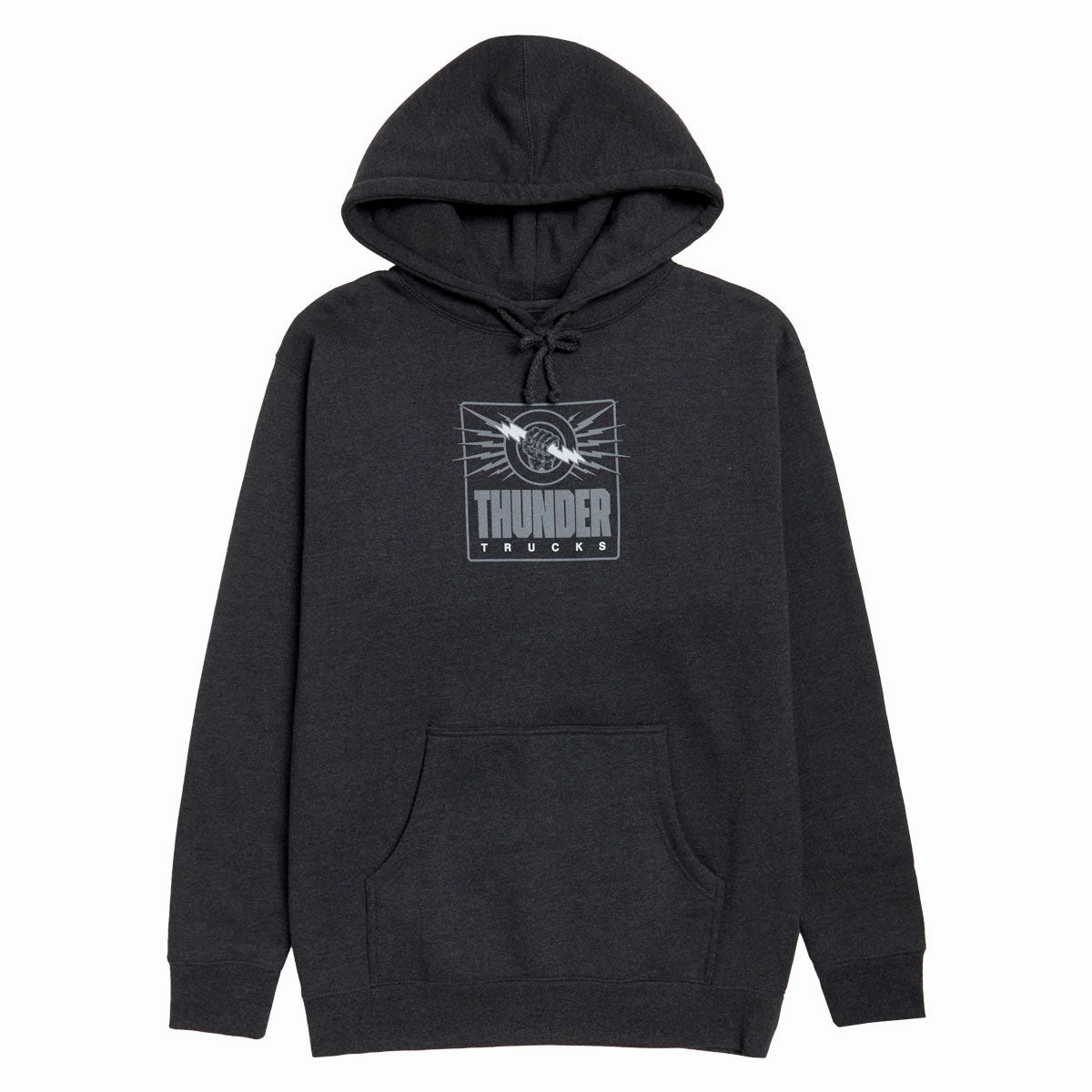 Thunder Live Wire Hoodie - Charcoal Heather/Black/Grey Print Sport Style Hiking wear