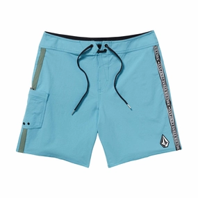 Volcom Command Mod 18 Boardshorts - Used Blue Smart Motion