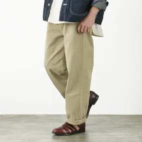 JAPAN BLUE JEANS / RJB8020  12oz Selvage  chino 1-tuck wide trousers Non Tapered Leg Anti Pilling Finish