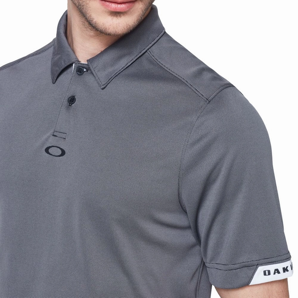 AntiBacterialTreatment Soft and Flexible Oakley Gravity SS Polo Shirt 2.0 - Blackout