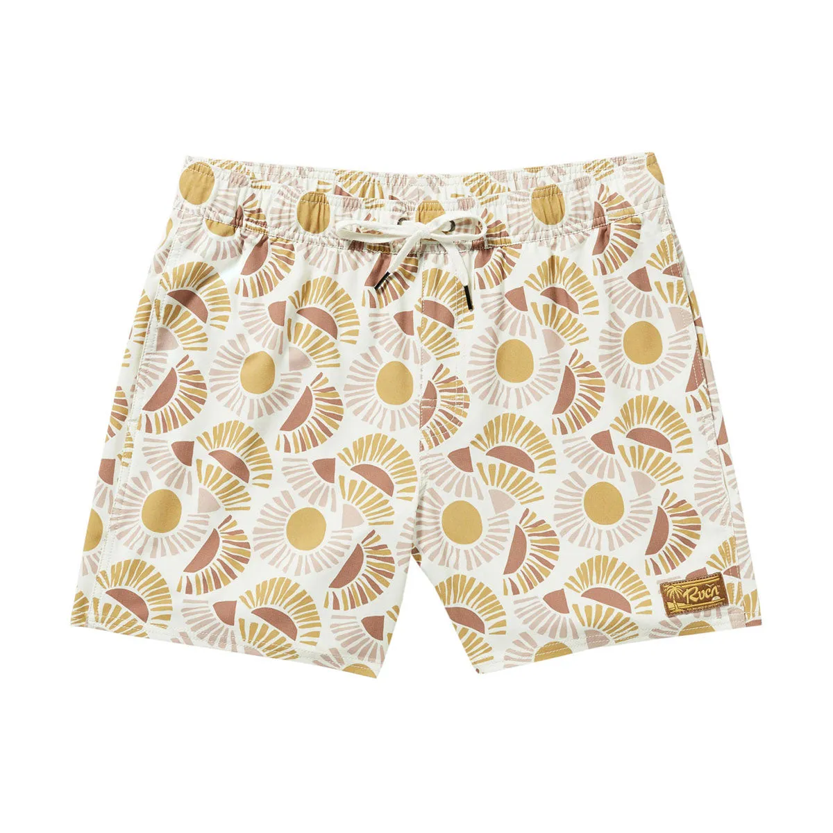 Organic Cotton RVCA Exotica 2 17 Boardshorts - Natural