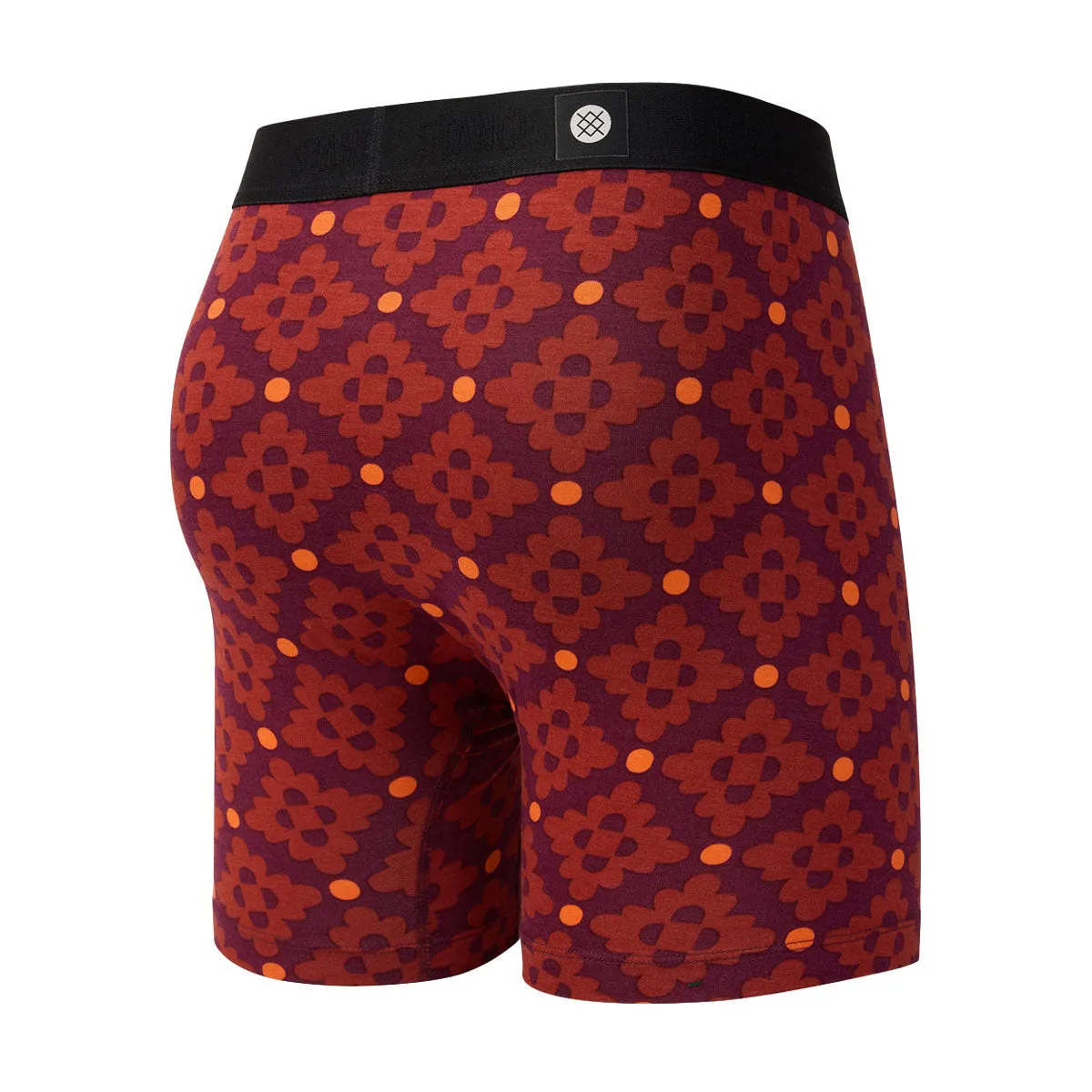 Stylish Feel Eco Material Stance Geoglide Boxer Brief - Orange