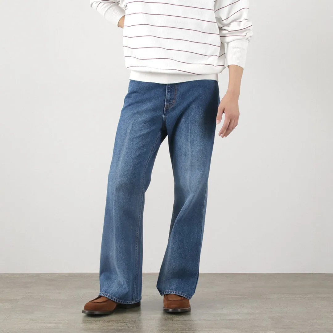 Earthy Streetwear Fan Nature Lover FREEMANS SPORTING CLUB / Francis Boots Cut Jeans Center Crease