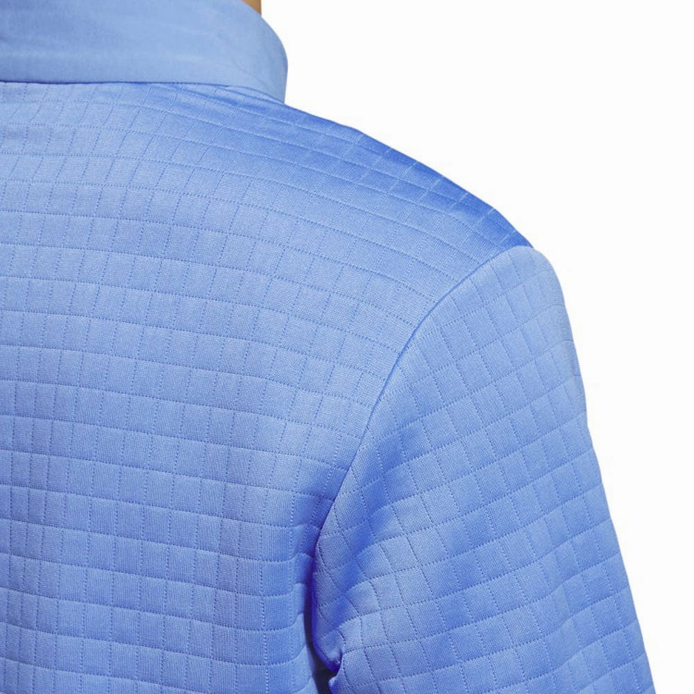 Practical clothing Cozy All Season adidas DWR 1/4 Zip Pullover - Blue Fusion
