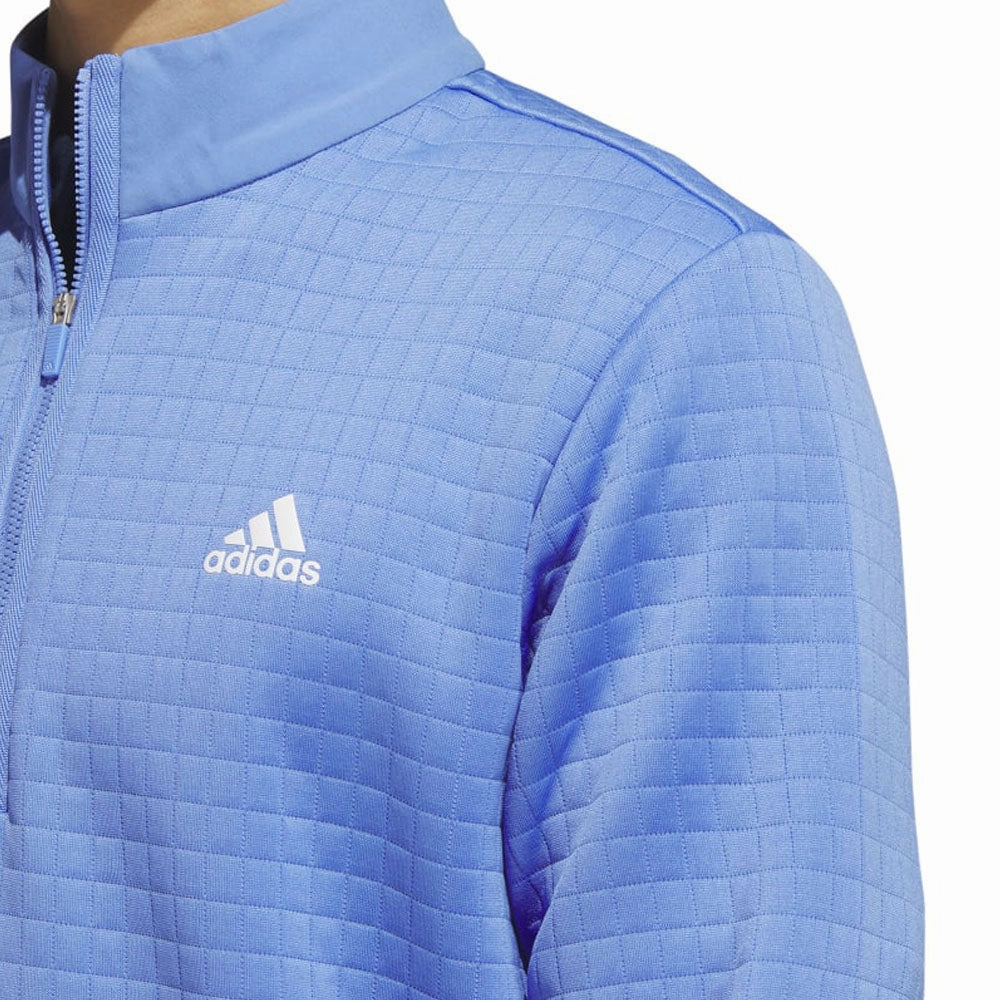 adults adidas DWR 1/4 Zip Pullover - Blue Fusion