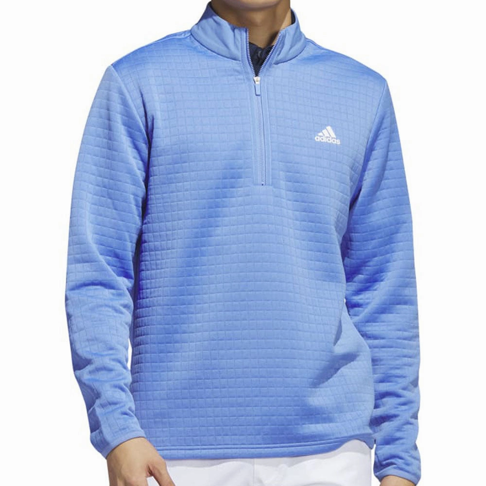 Outdoor Layer Warm Layer adidas DWR 1/4 Zip Pullover - Blue Fusion