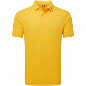 FootJoy Stretch Pique Solid Polo Shirt - Taxi Fresh and Cool