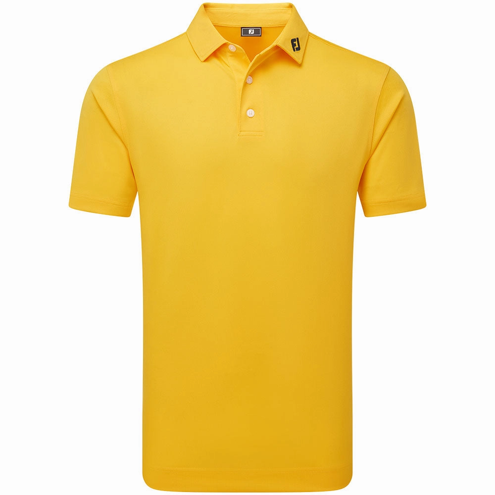 FootJoy Stretch Pique Solid Polo Shirt - Taxi Fresh and Cool