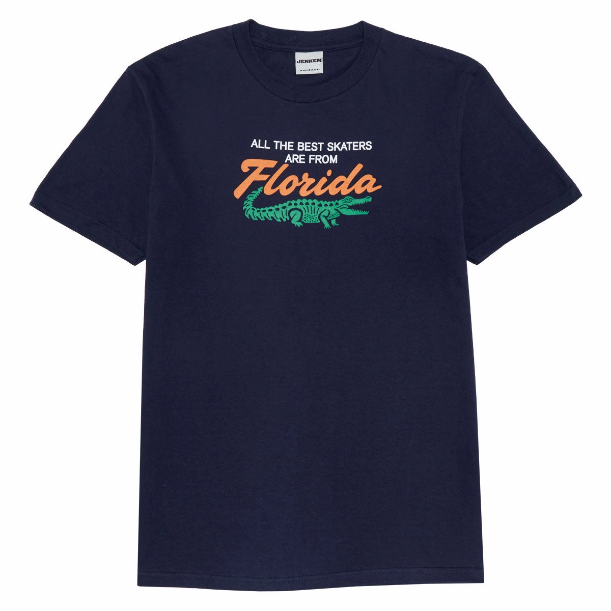 Jenkem Florida T-Shirt - Dark Navy Weekend Outfit Soft and Stylish