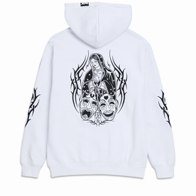 Reinforced Shoulder Panels DGK Varrio Hoodie - White