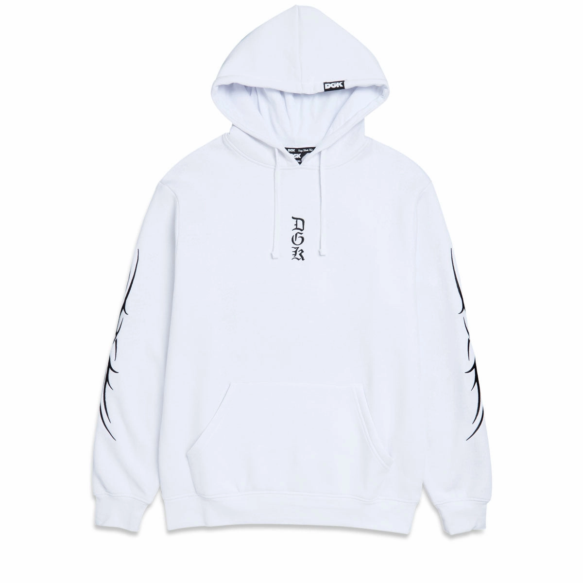 Regular Fit Neutral Color DGK Varrio Hoodie - White