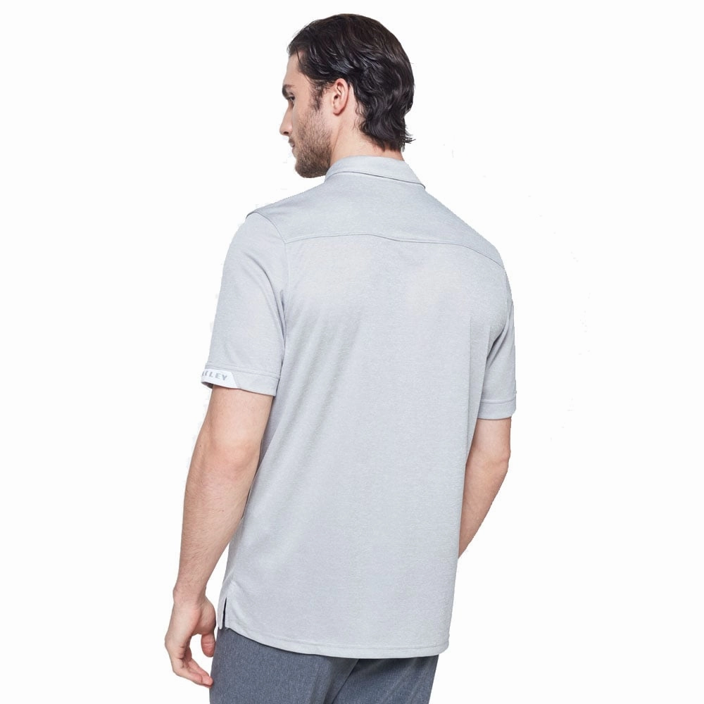 Oakley Gravity SS Polo Shirt 2.0 - Fog Grey Formal Occasion Relax Outfit