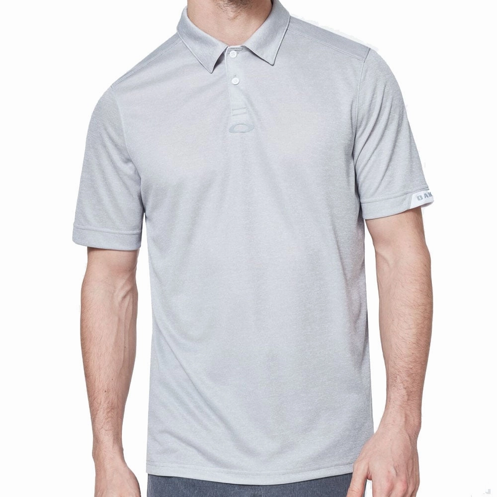 Oakley Gravity SS Polo Shirt 2.0 - Fog Grey Fashionable Fit Versatile Layer