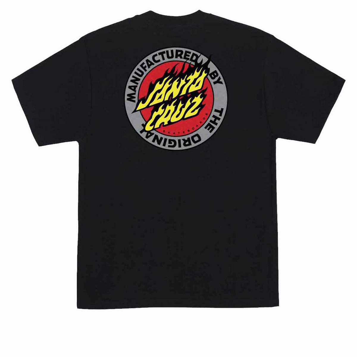 Fresh Style Trend Santa Cruz Flamed MFG Dot T-Shirt - Black