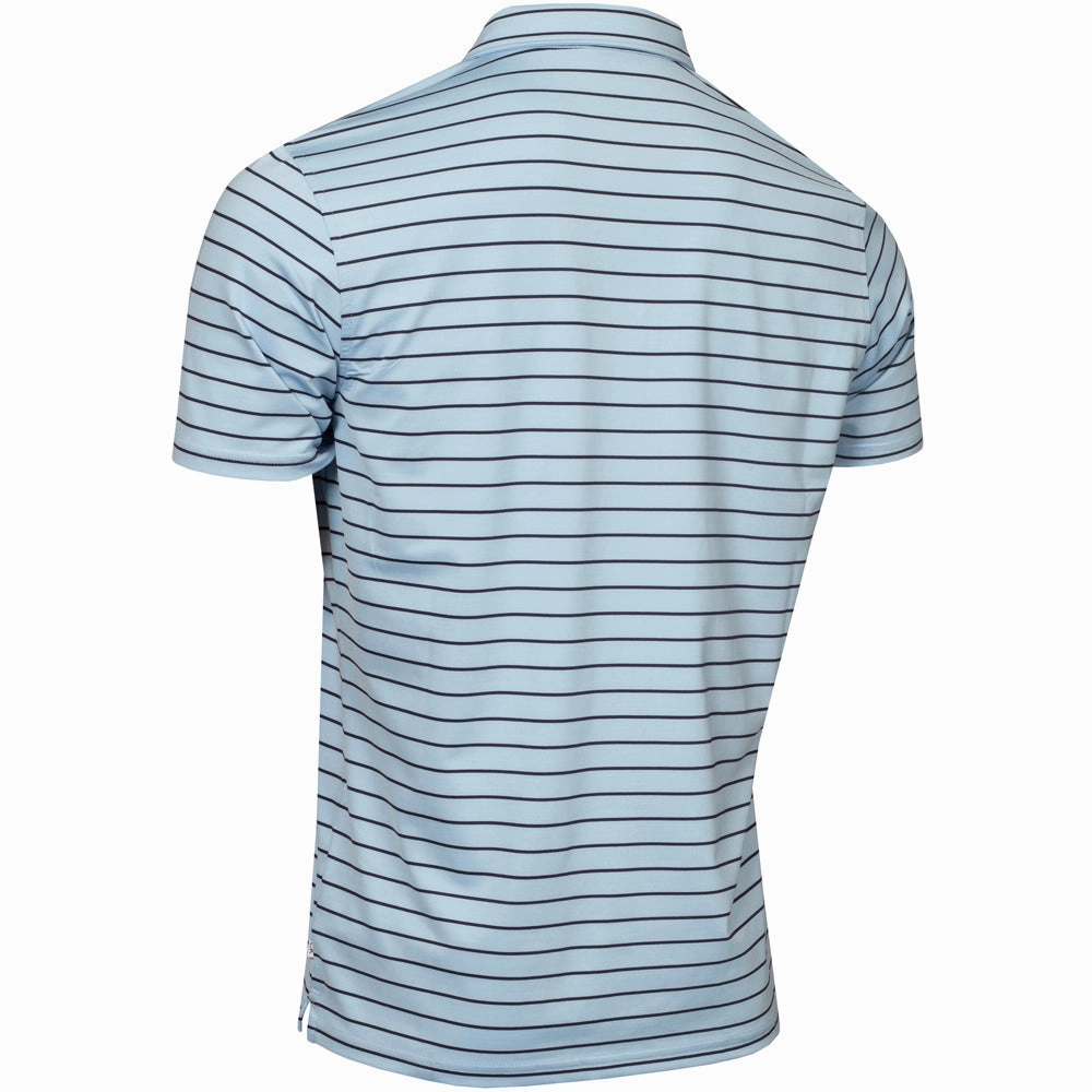 Calvin Klein Silverstone Polo Shirt - Blue/Evening Blue Sophisticated Casual
