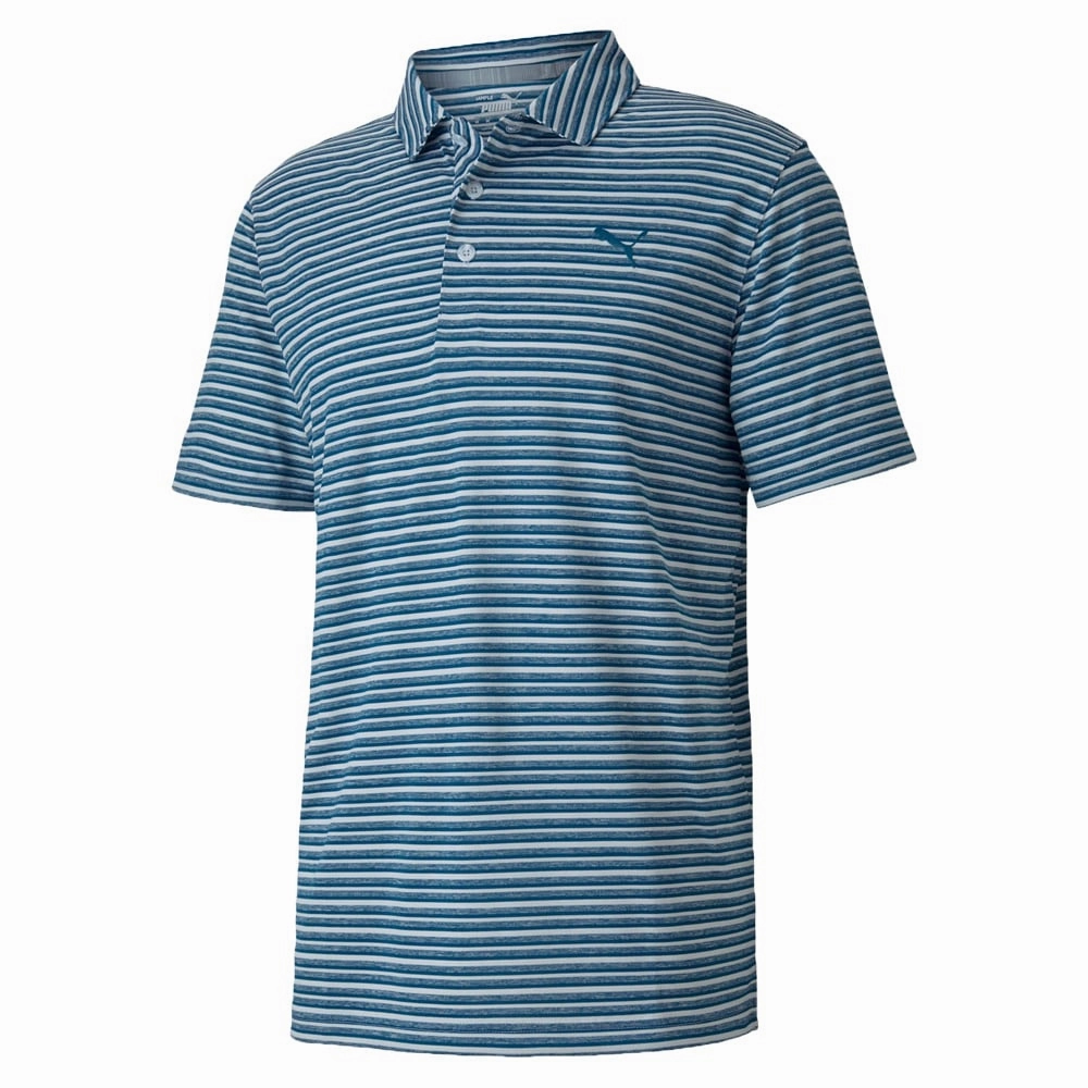 Puma Links Polo Shirt - Digi-Blue Soft and Relaxed Relaxed Look