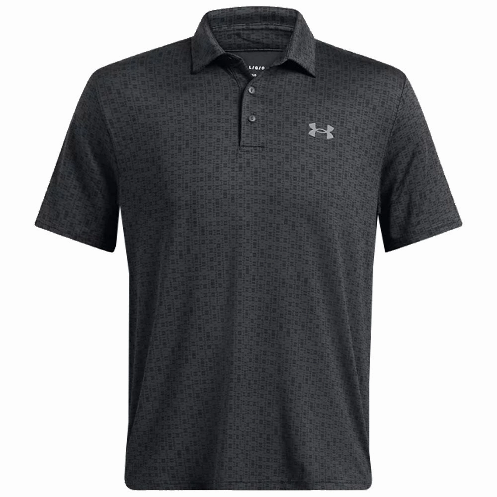 Smart Layering Under Armour Playoff 3.0 Printed Polo Shirt - Anthracite/Black