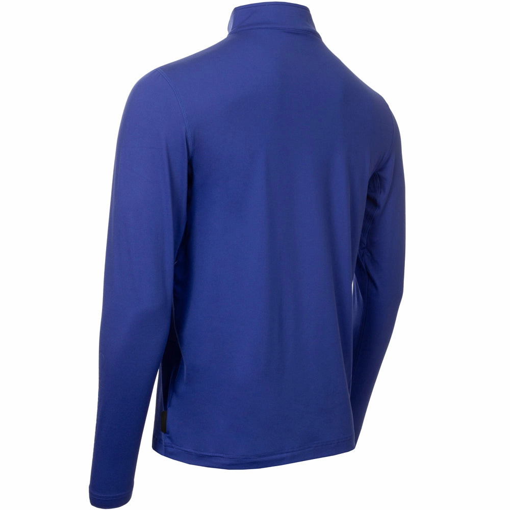Calvin Klein Newport 1/2 Zip Pullover- French Blue Lightweight Modern Sporty