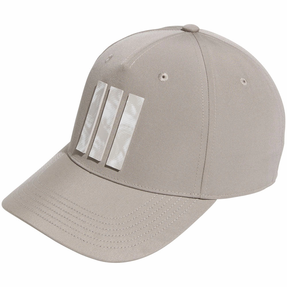 Sun Hat Alternative Sport Gear adidas Tour 3 Stripe Print Cap - Putty Beige