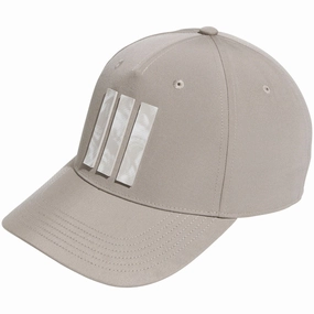Sun Hat Alternative Sport Gear adidas Tour 3 Stripe Print Cap - Putty Beige