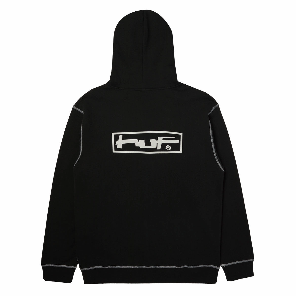 autumn clothing HUF Stretch Zip Up Hoodie - Black