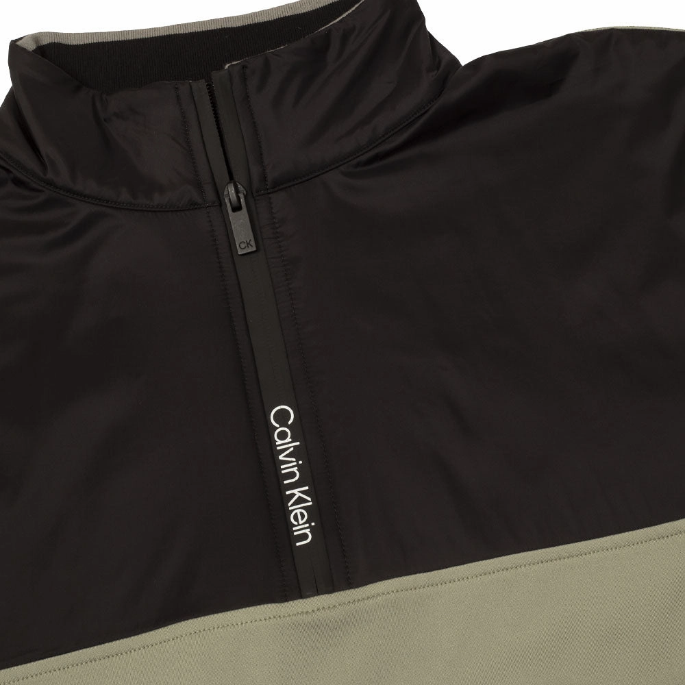 Travel Comfort Calvin Klein Malden 1/4 Zip Pullover - Cameo Green