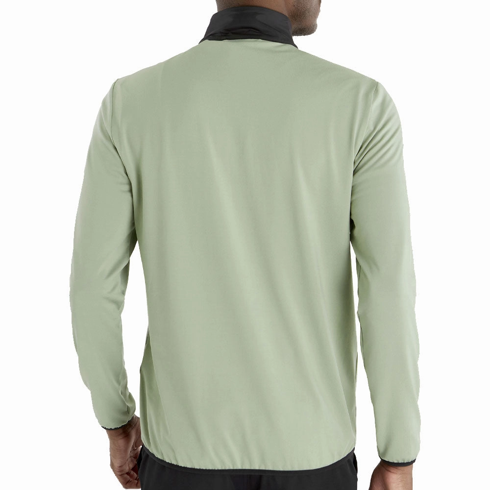 Calvin Klein Malden 1/4 Zip Pullover - Cameo Green Washable Essential Wear