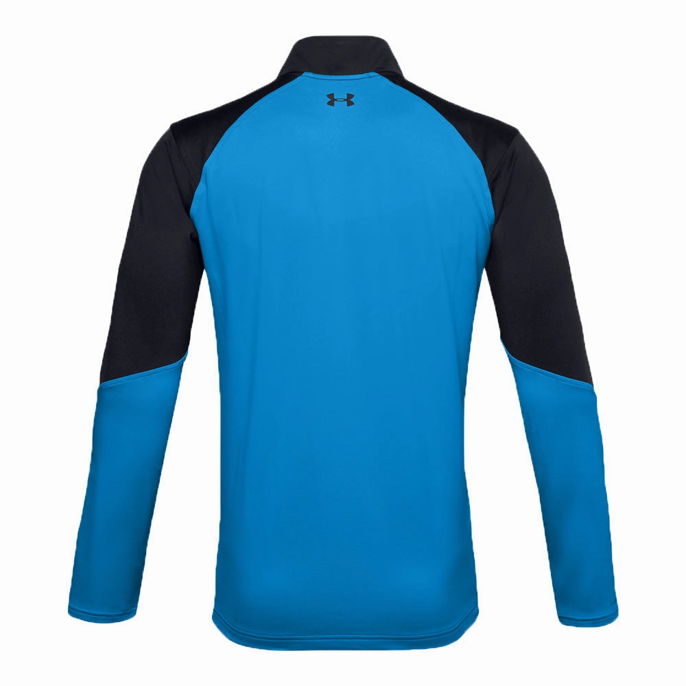 product party ready excitement Under Armour Storm Midlayer 1/2 Zip Golf Sweater - Electric Blue/Black