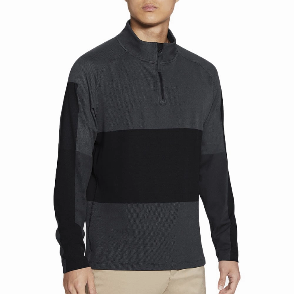 Nike Dry Vapor 1/2 Zip Golf Sweater - Black/Dark Smoke/Grey product personalization creativity