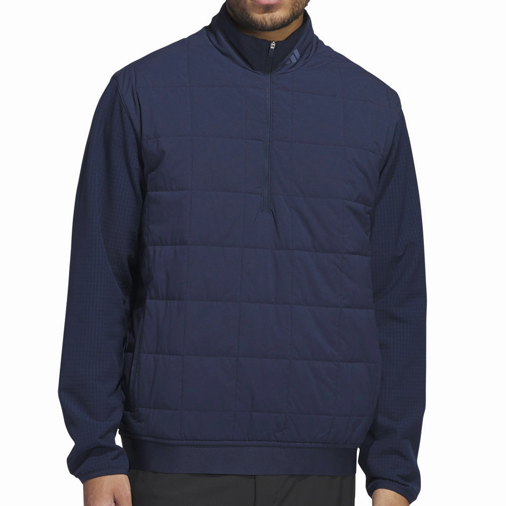 Cold Weather Gear product group cohesion adidas Ultimate365 Quilted DWR 1/2 Zip Pullover - Collegiate Navy