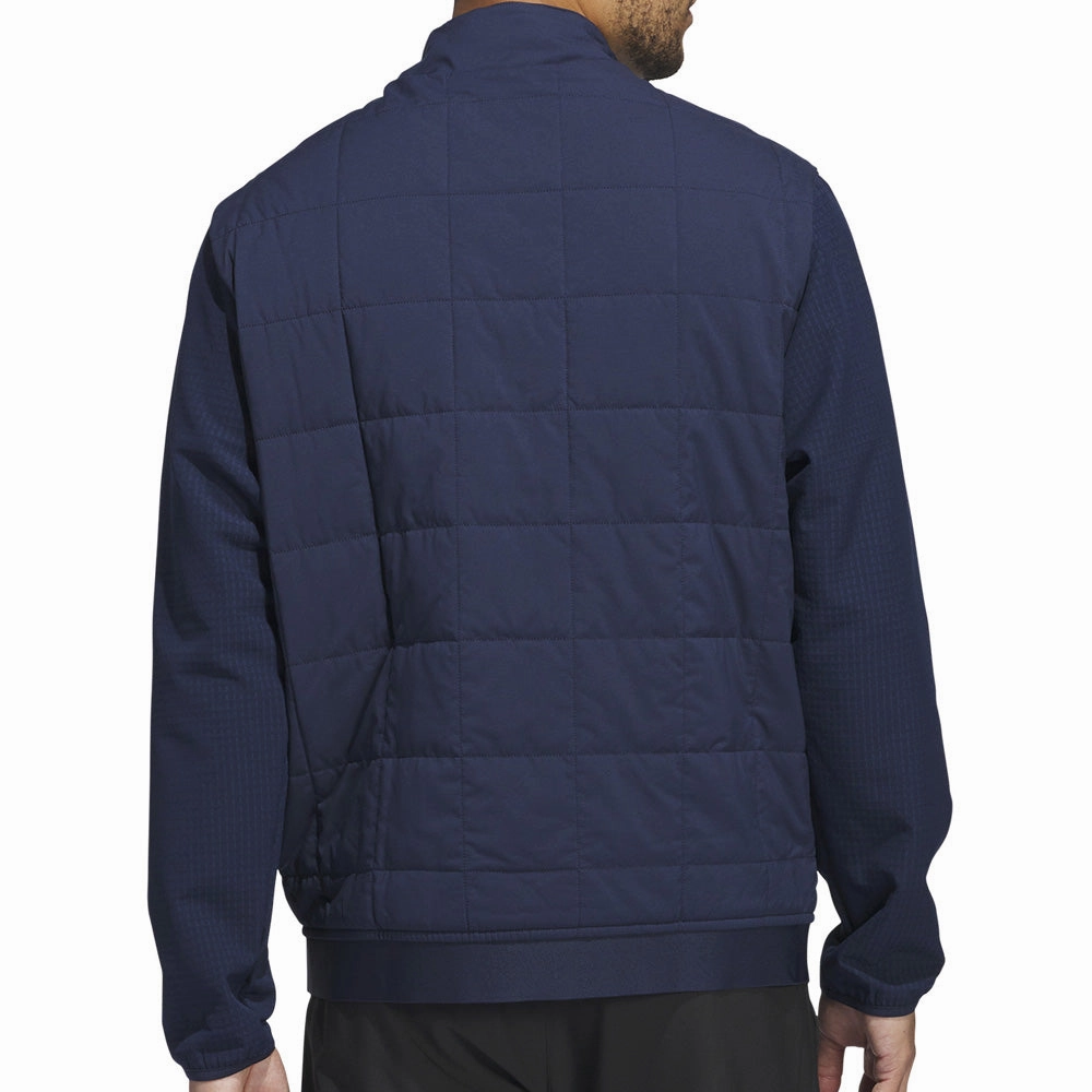 adidas Ultimate365 Quilted DWR 1/2 Zip Pullover - Collegiate Navy Trendy Fashion product weekend wearability