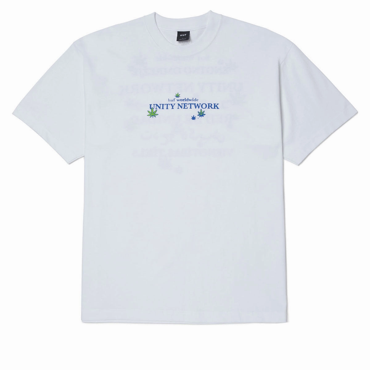 adults' HUF Unity Network T-Shirt - White