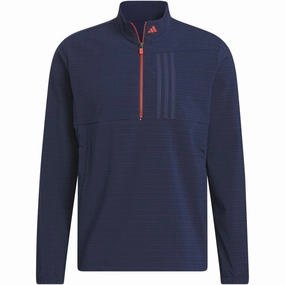 product customization options adidas Ultimate365 Tour Wind.Rdy 1/2 Zip Pullover - Collegiate Navy