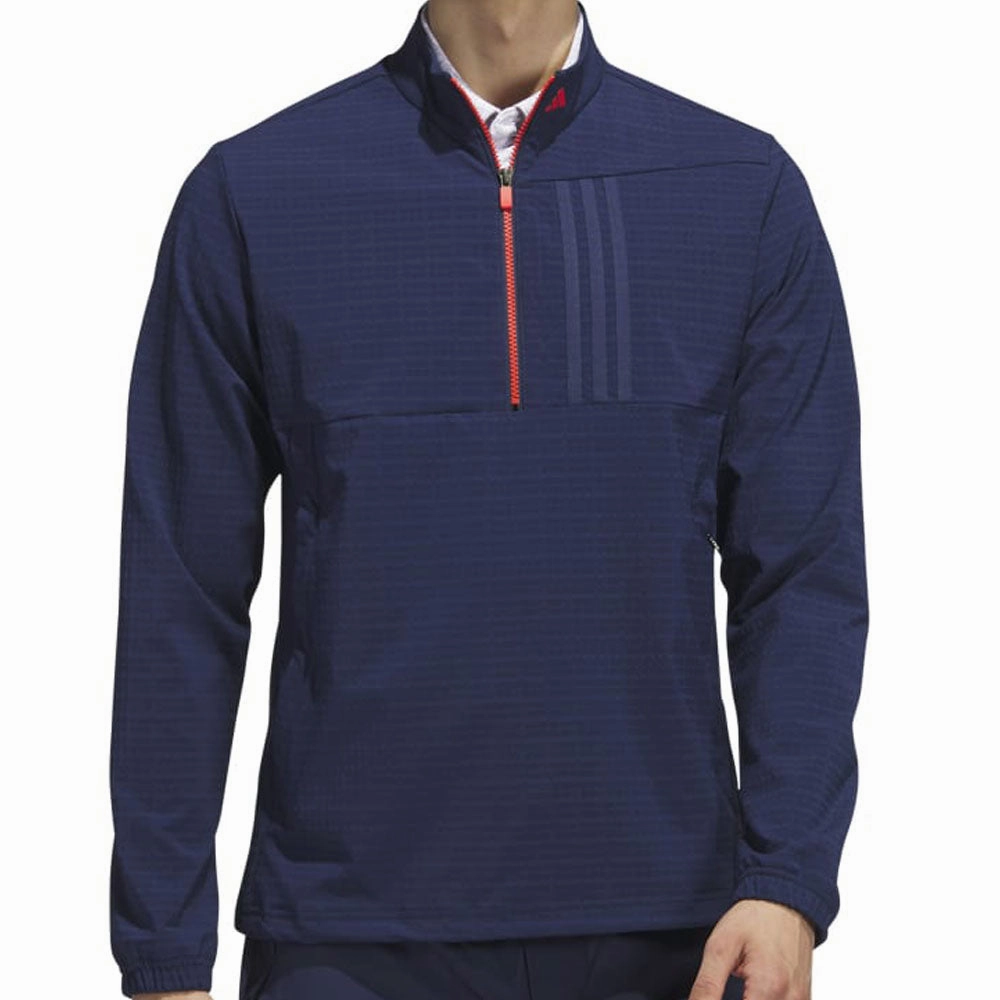 Long Sleeves adidas Ultimate365 Tour Wind.Rdy 1/2 Zip Pullover - Collegiate Navy