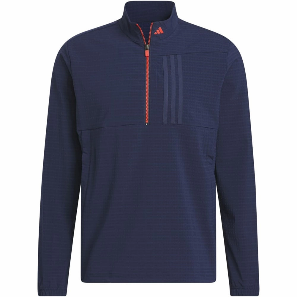 product customization options adidas Ultimate365 Tour Wind.Rdy 1/2 Zip Pullover - Collegiate Navy