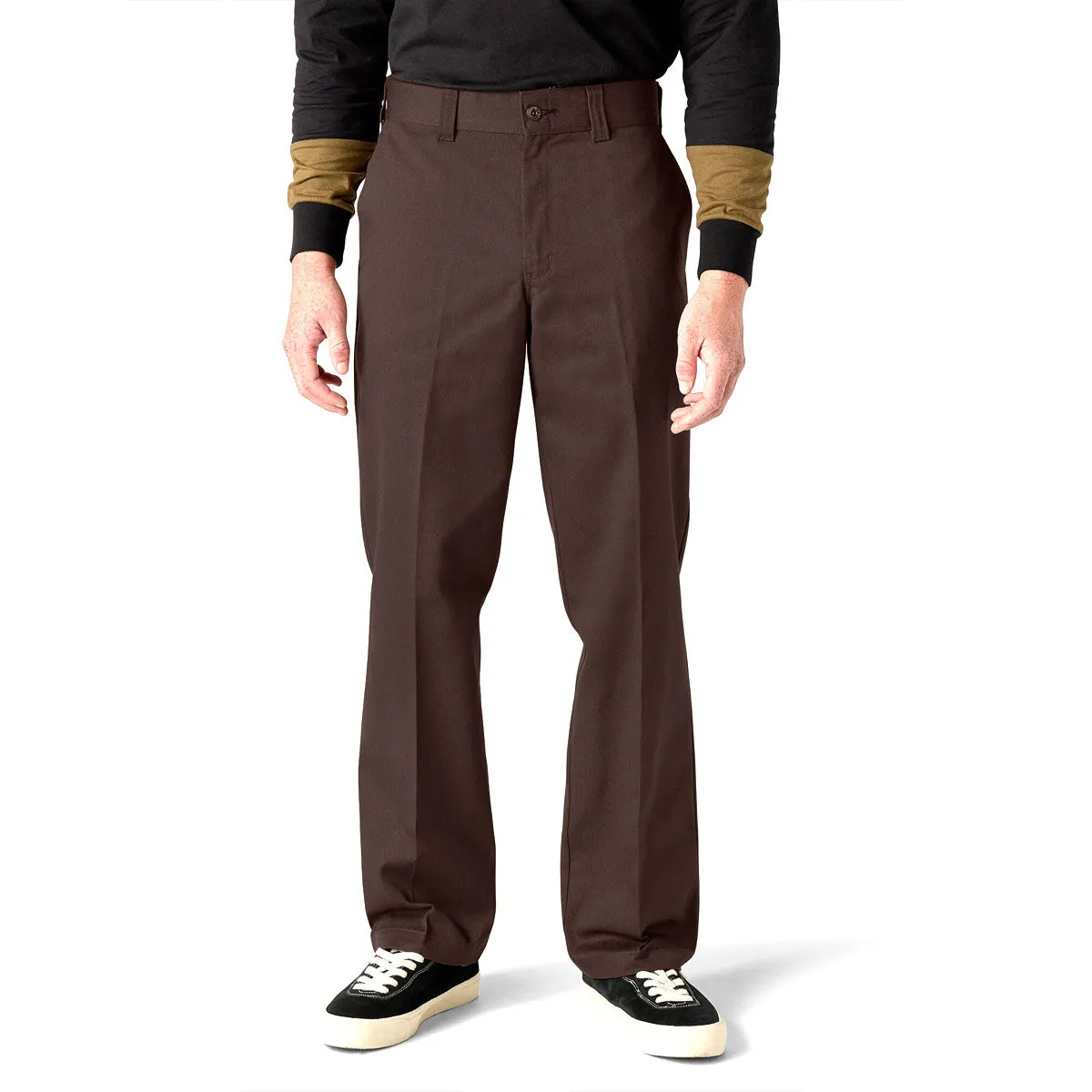 Essential Comfort Wear Dickies Regular Twill Skate Pants - Chocolate Brown 2025