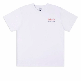 Minimal Fashion cotton material Rivvia Replay T-Shirt - White