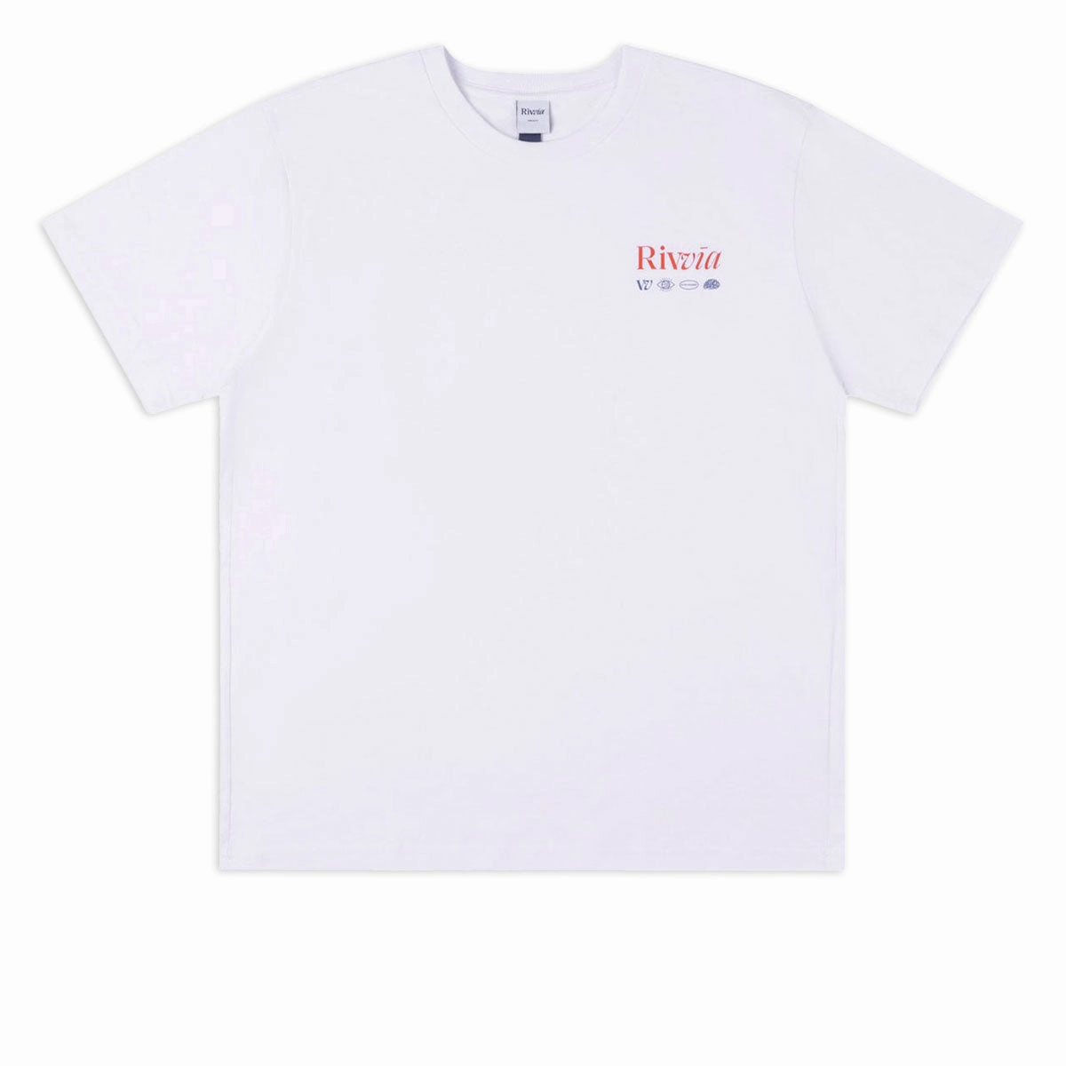 Minimal Fashion cotton material Rivvia Replay T-Shirt - White