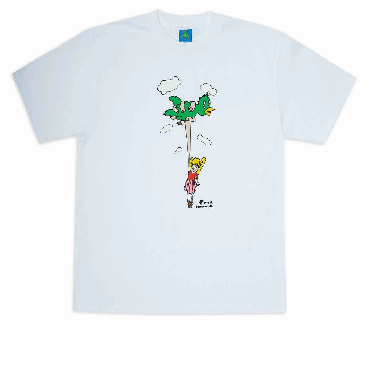 Frog Bird Girl T-Shirt - White Chill Wear