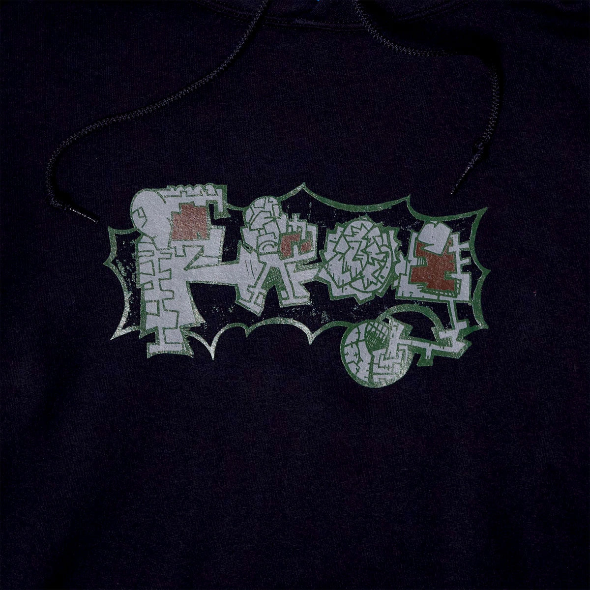 Premium Cotton Fleece Frog Julia Hoodie - Black