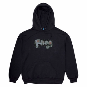 Lightweight Material Frog Julia Hoodie - Black