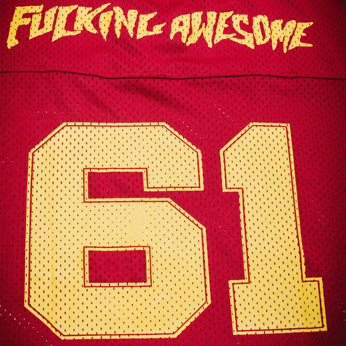 Fucking Awesome Stamp Logo Practice Jersey - Red Comfort-First