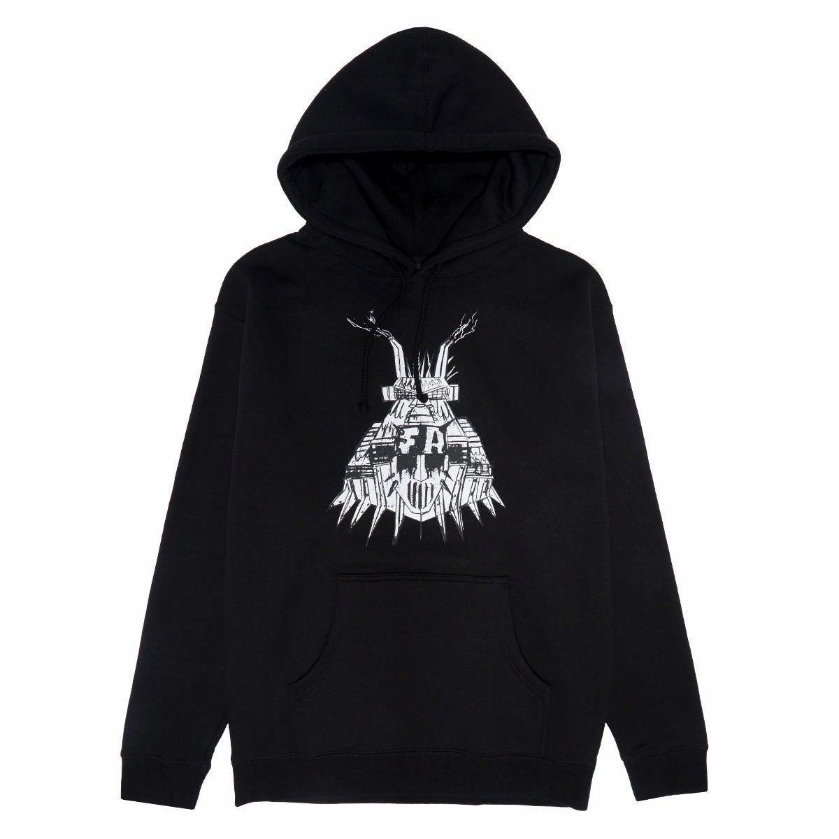 Fucking Awesome 7th Grade Book Cover Hoodie - Black coffee shop hangout