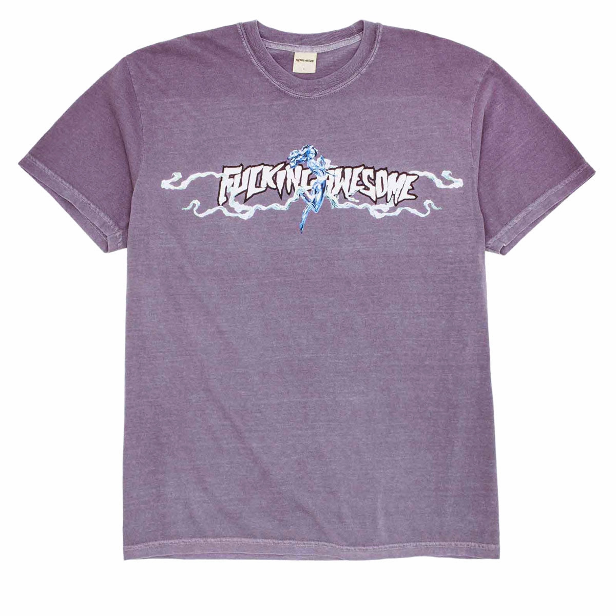 Holiday Comfort Style Lightweight Design Fucking Awesome Baskin Ribbons T-Shirt - Blackberry