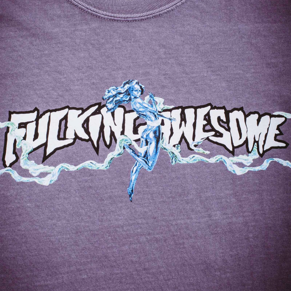 Fucking Awesome Baskin Ribbons T-Shirt - Blackberry Minimalist Wear